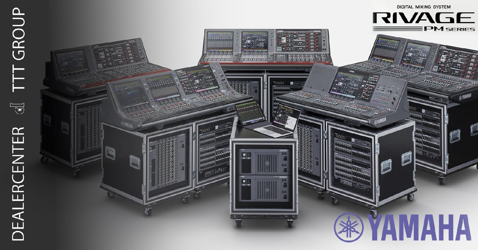 Пожалуй, каждый звукоинженер знает о топовой линейке цифровых микшерных консолей Yamaha Rivage PM series.