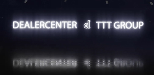 Световое шоу на стенде компании DealerCenter / TTT group